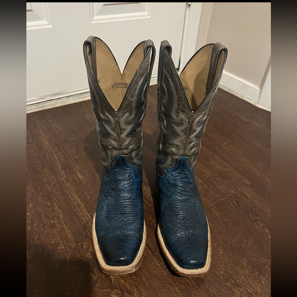 Lucchese Smooth Ostrich Boots